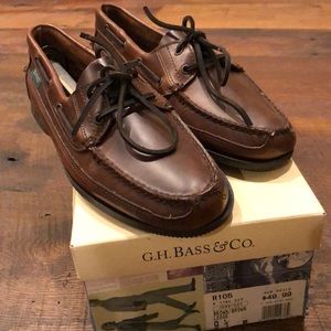 Bass men’s boat shoes, 9 1/2